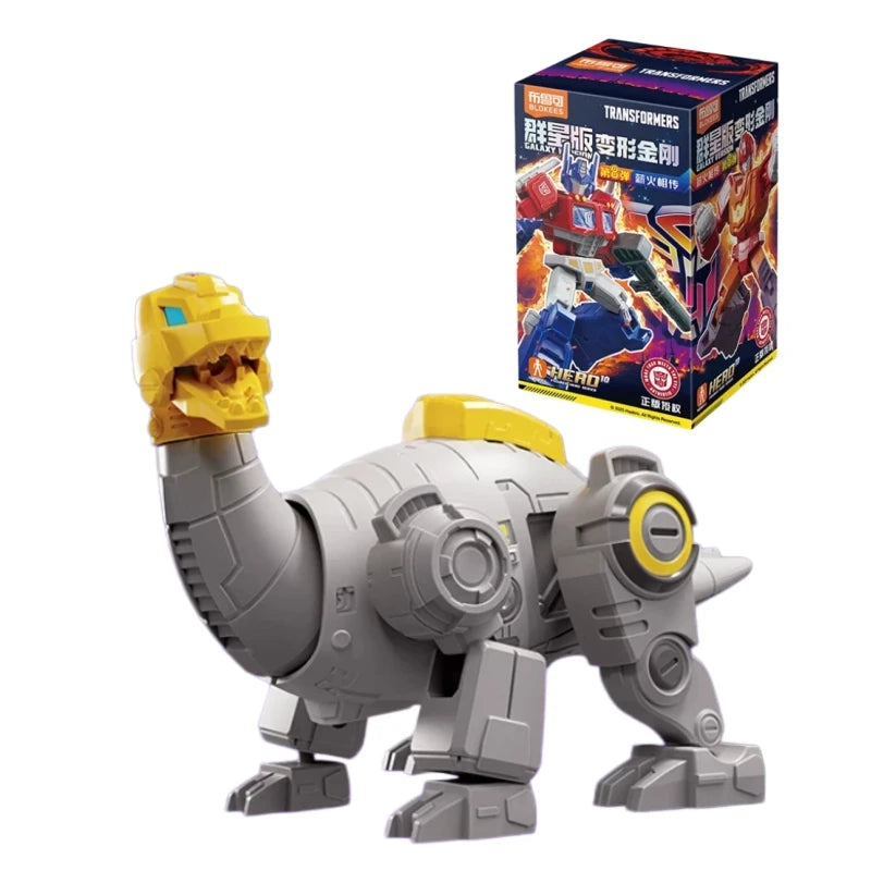 Figurine Transformers Sludge — Mode Dinosaure Gris Coffret Blokees Complet