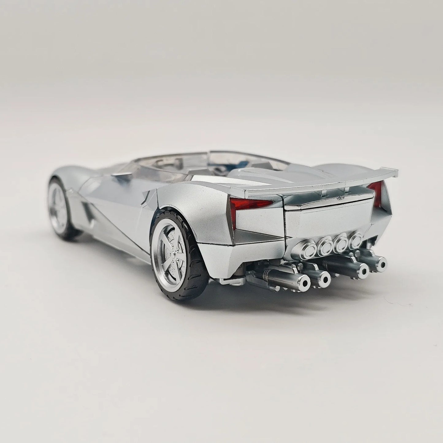 Figurine Transformers Sideswipe War Dancer — Danseur de Guerre Rouge et Argent