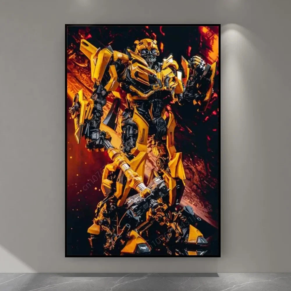 Poster Transformers Bumblebee Fight