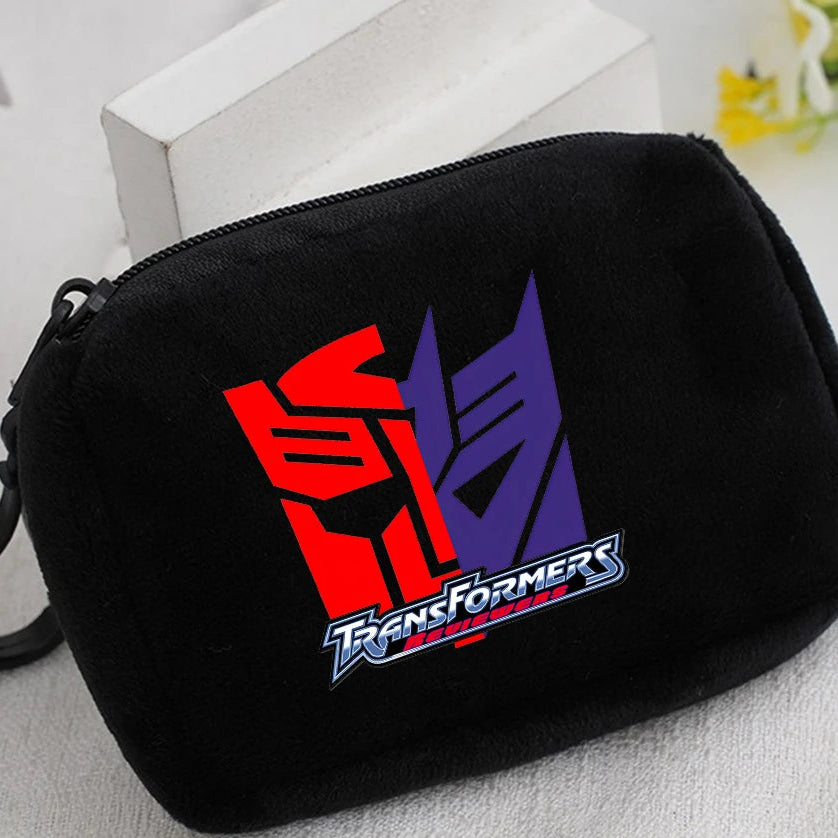 Cartera de Transformers: Autobots y Decepticons negros