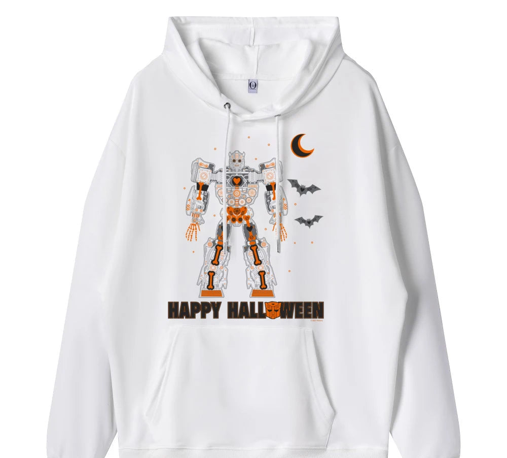 Suéter Transformers Blanco - Edición Halloween