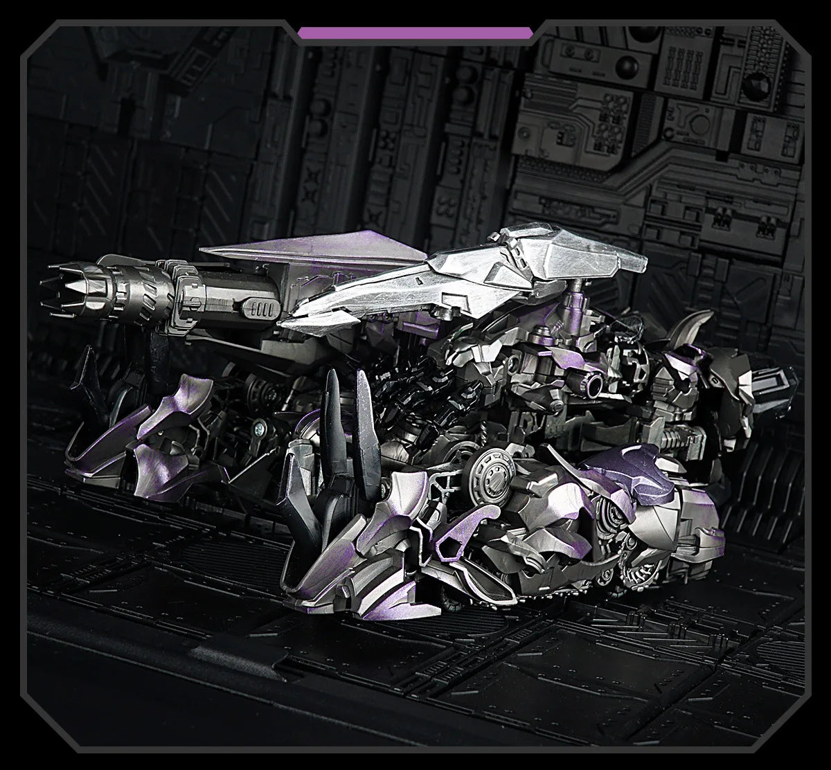 Figurine Transformers Shockwave Shockblast — Robot Style Cinéma Œil LED Rouge