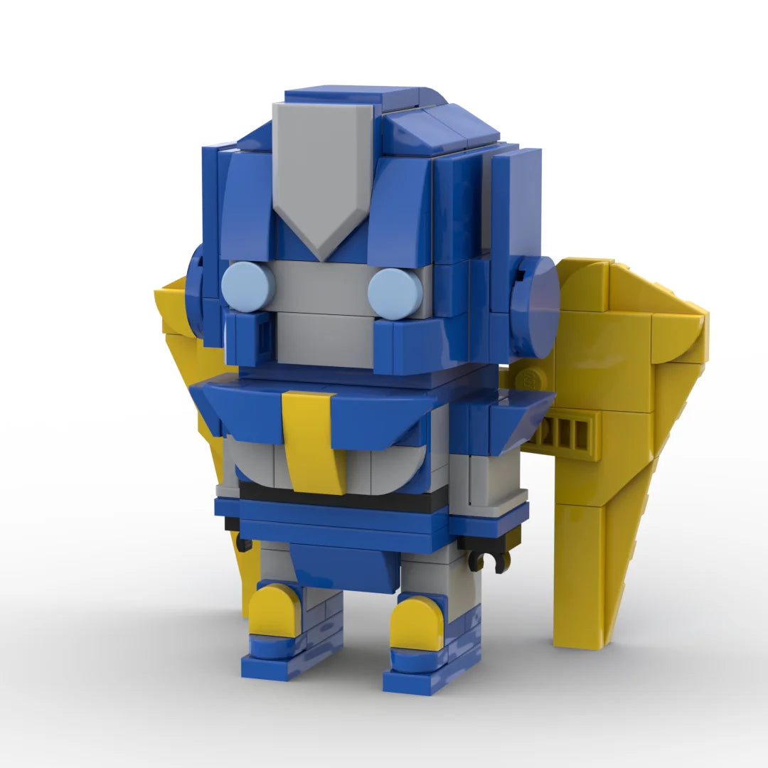 Figurine Transformers Sentinel Prime Édition One — Brick Bleu et Jaune Commandant