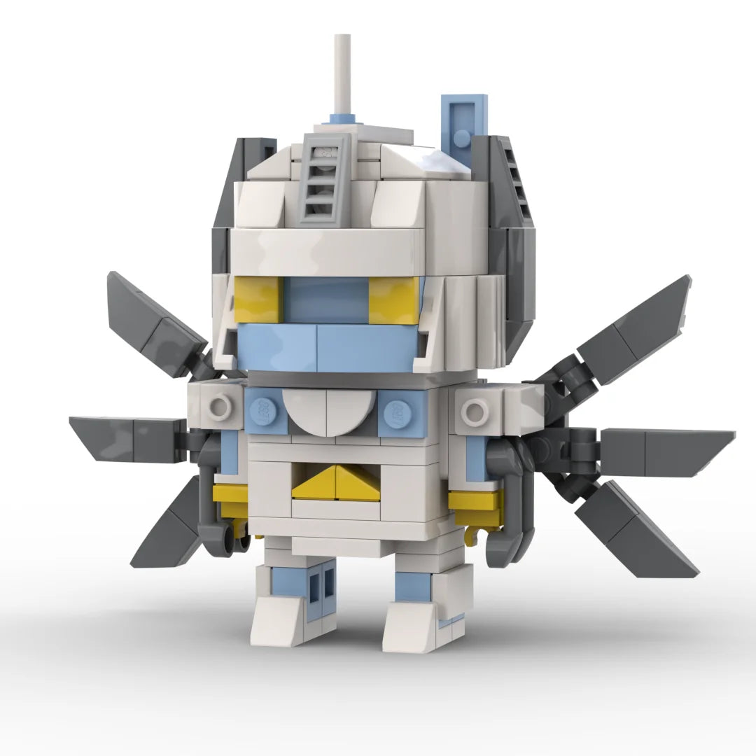 Figurine Transformers Nova Prime Version IDW — Brick Blanc Ailes-Lames Ancien Prime
