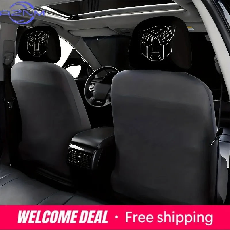 Housse d'Appuie-Tête Transformers Autobot — Set de 2 Protections Sièges Auto