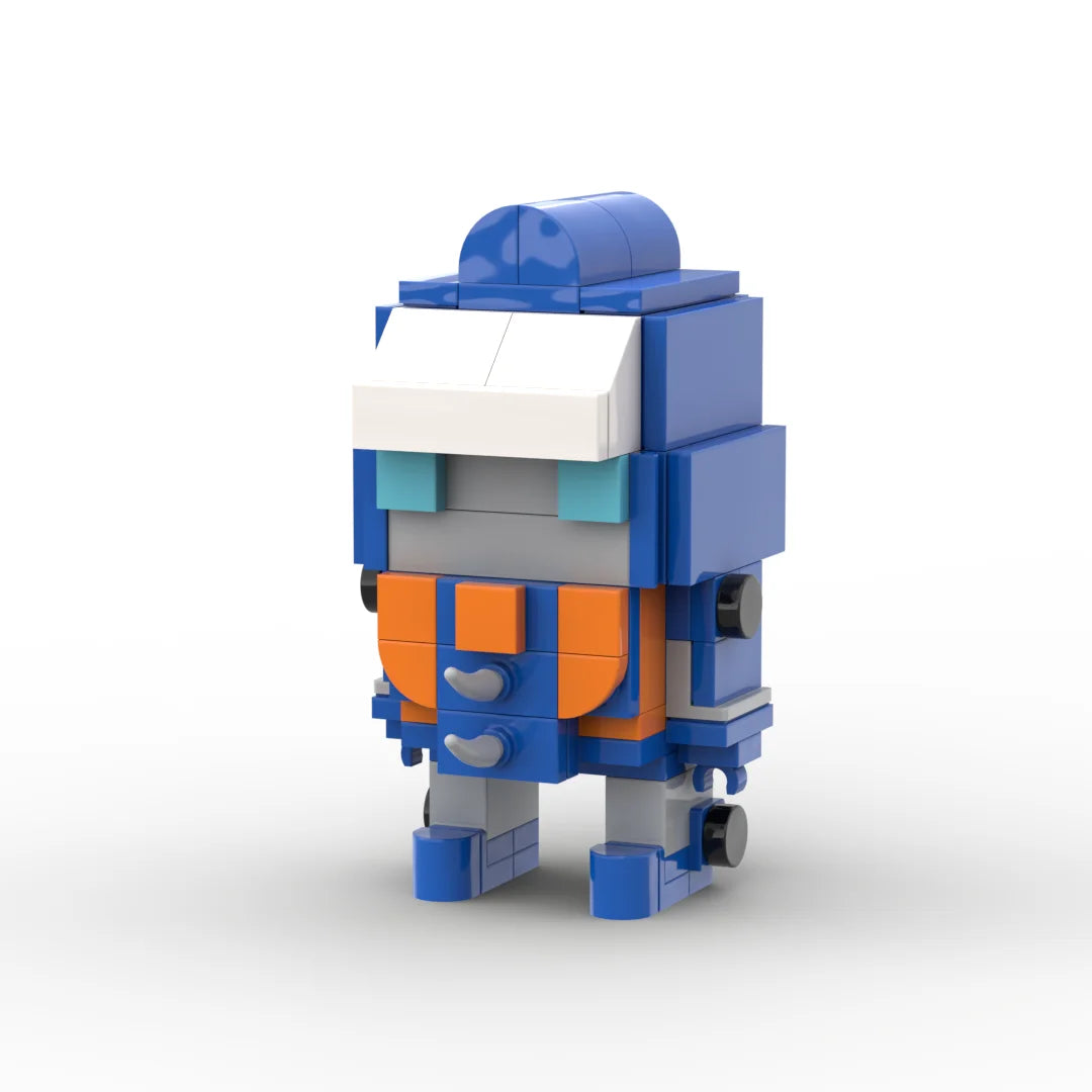 Figurine Transformers Sentinel Prime Chibi — Brick Bleu et Blanc Commandant Compact
