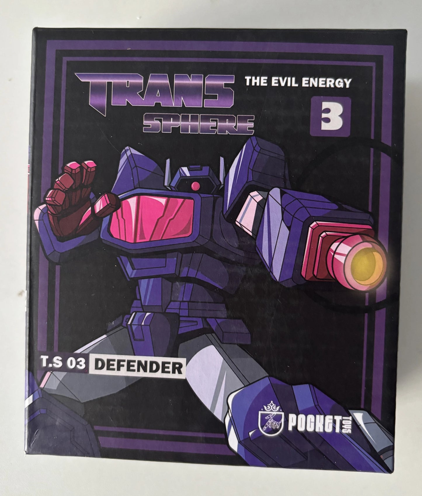 Figurine Transformers Shockwave PT-03 — Pistolet Laser Petit Format G1