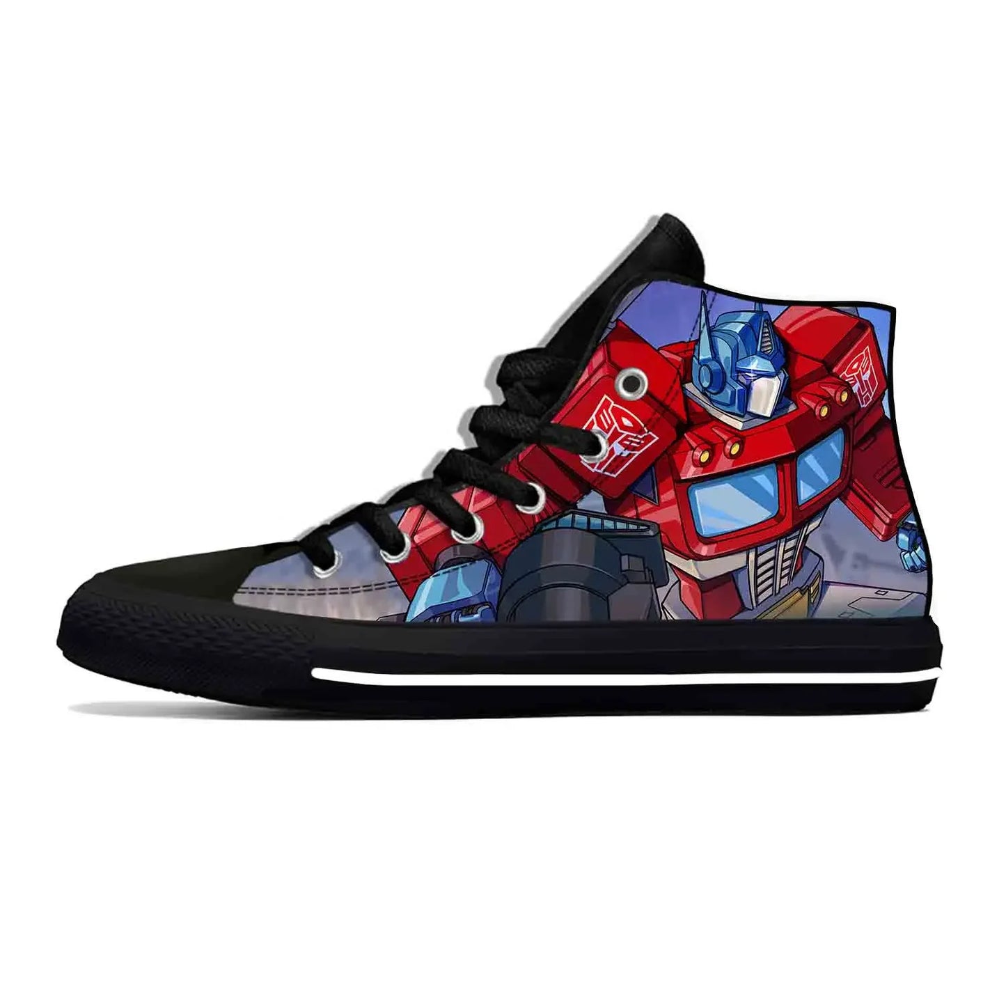 Transformers High Top Sneakers Black - PrimeRed