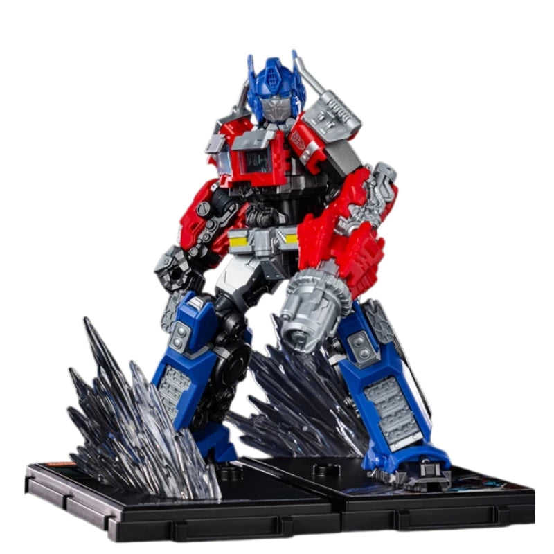 Figurine Transformers Optimus Prime Classique — Brick Rouge et Bleu Épée au Clair