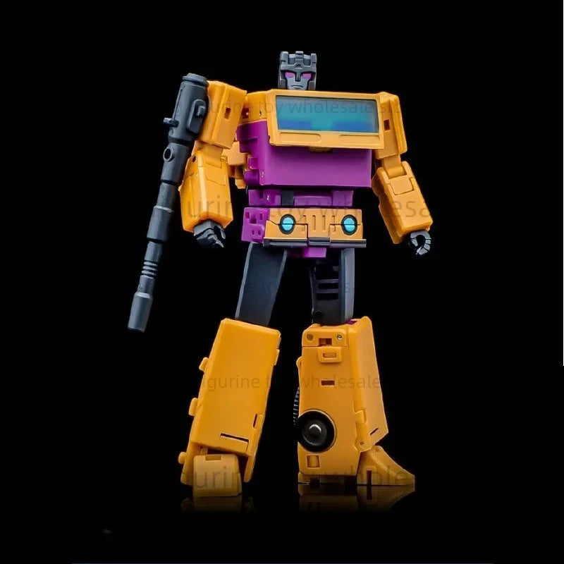 Figurine Transformers Swindle Magic Square — Brick Mauve et Jaune Marchand Décepticon
