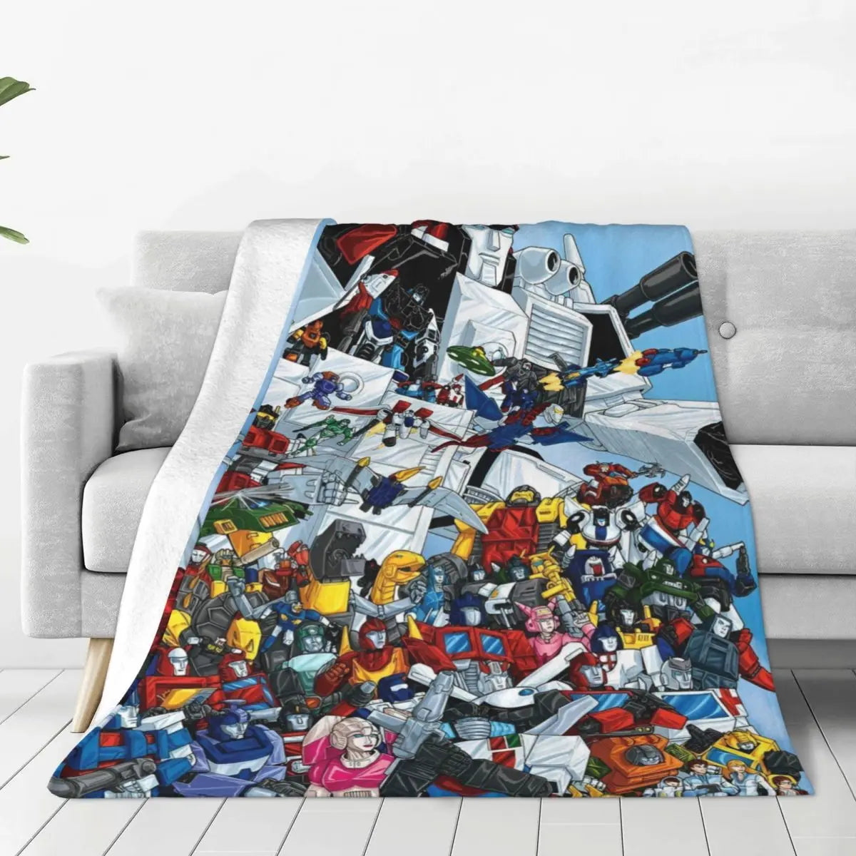 Manta de Transformers - Dibujos animados del mundo