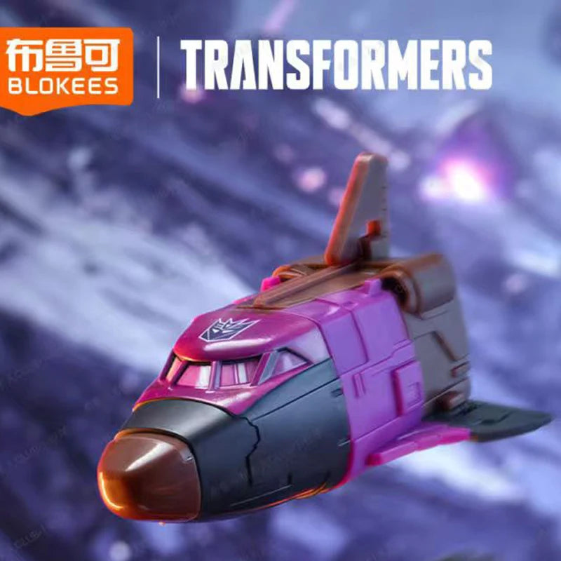 Figurine Transformers Blast Off Blokees Rose — Navette Spatiale Décollage Immédiat