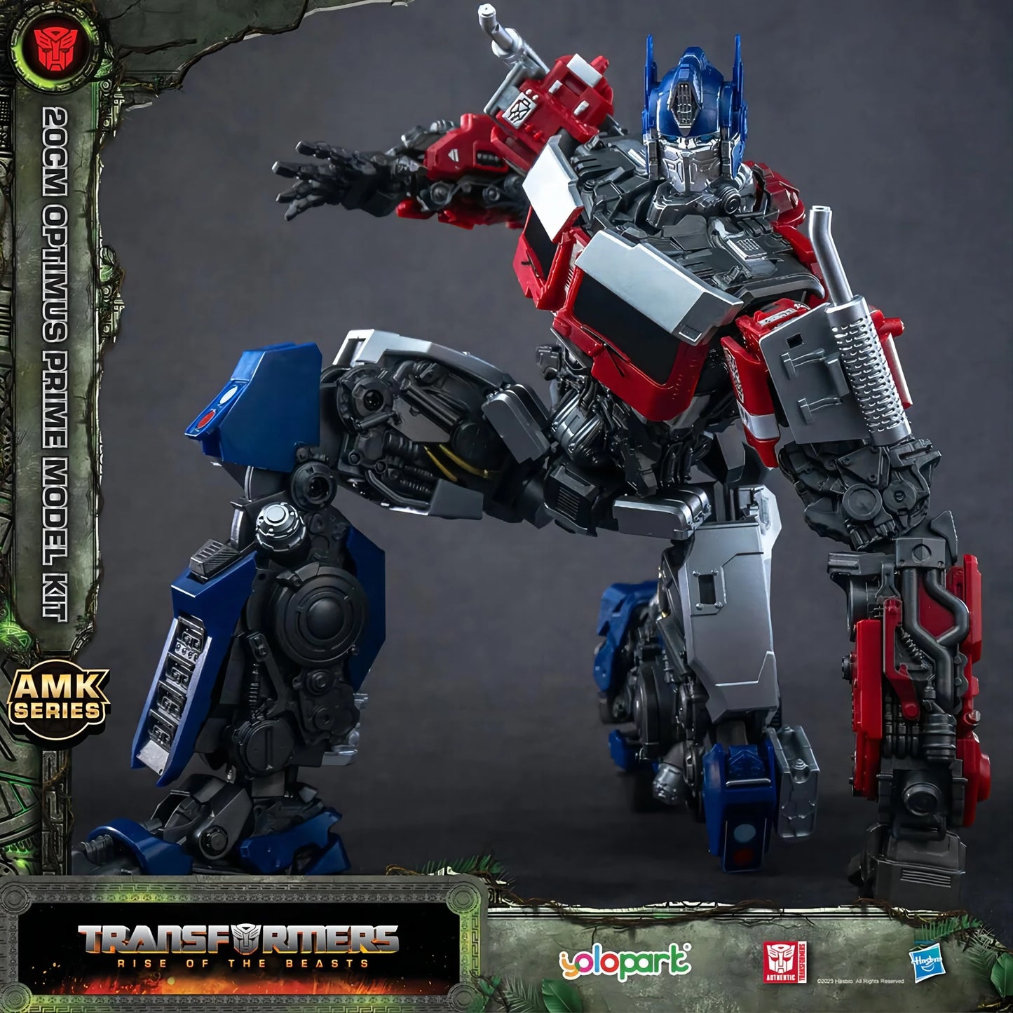 Figurine Transformers Optimus Prime — Maquette 20cm AMK Rise of the Beasts Premium