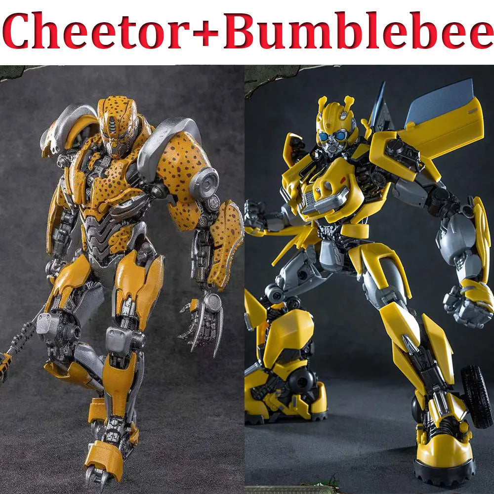 Duo Figurines Transformers Cheetor & Bumblebee — Kit Maquette Collector AMK