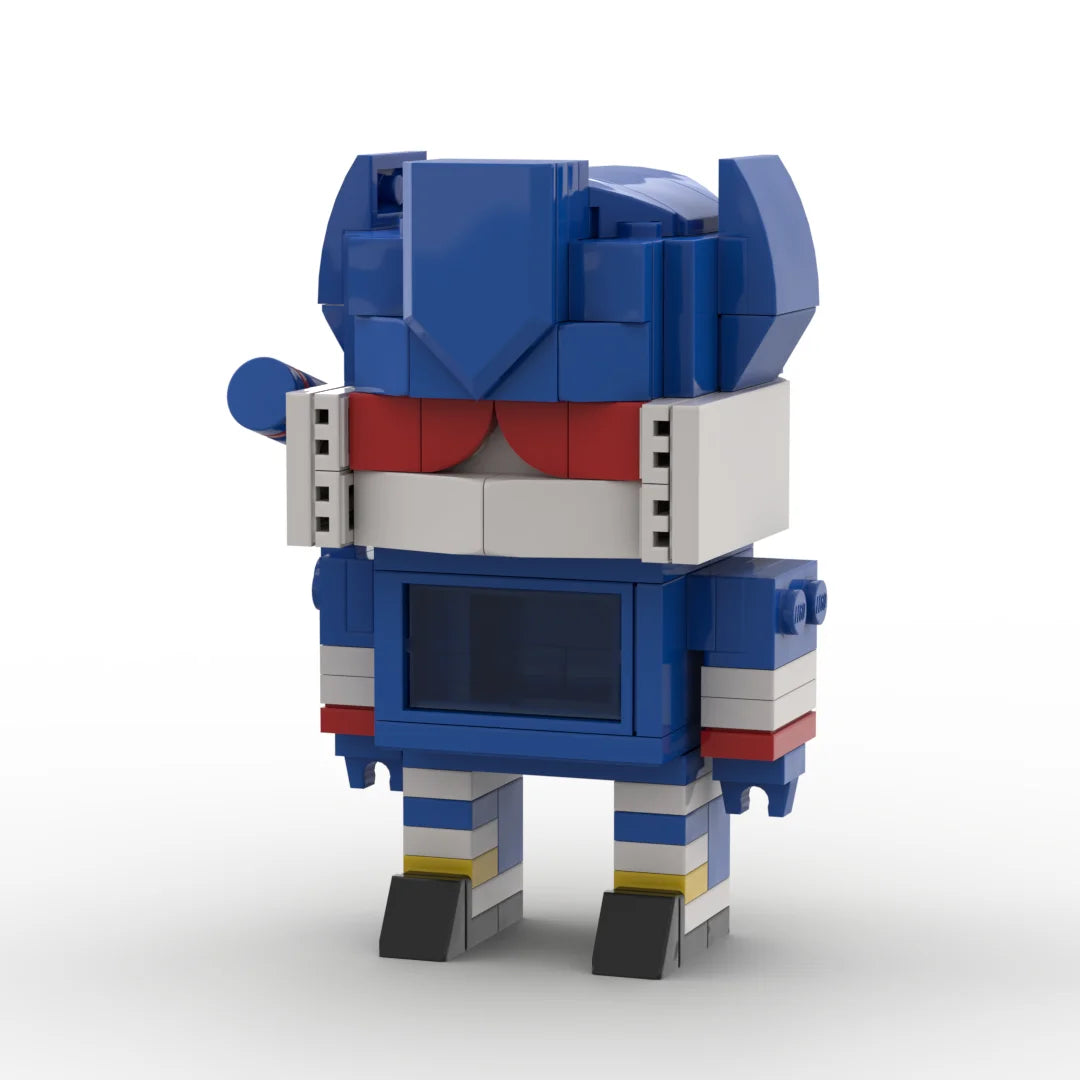 Figurine Transformers Soundwave 2.0 — Brick Bleu et Blanc Nouvelle Pose