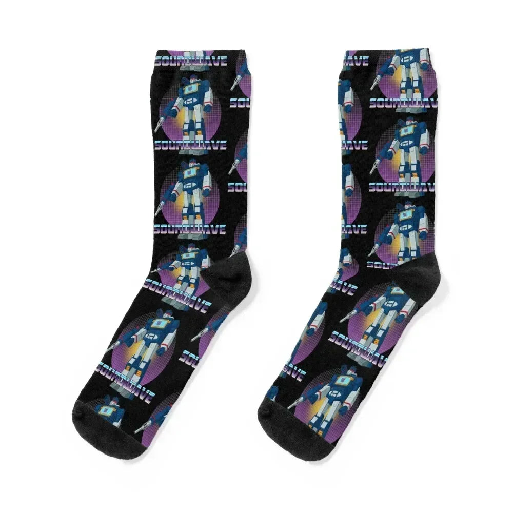 Pair of Transformers socks - Soundwave