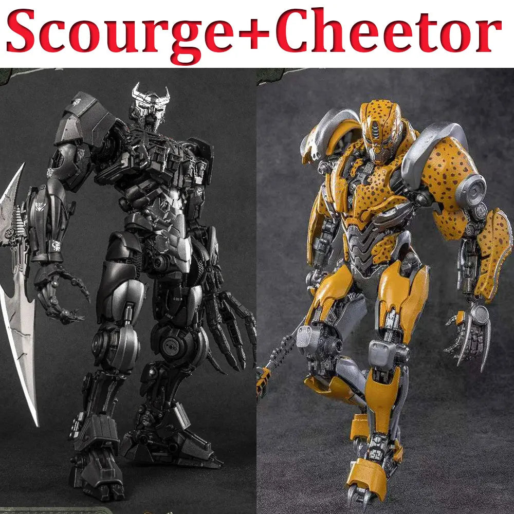 Duo Figurines Transformers Scourge & Cheetor — Traque Prédateur AMK