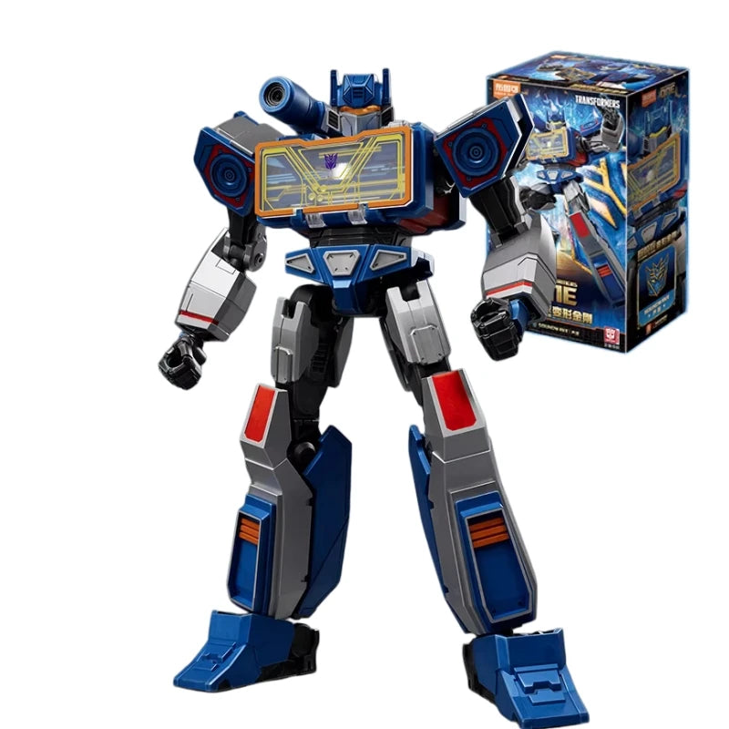 Figurine Transformers Soundwave Origine ONE Blitzwing — Brick Bleu Ardoise Espion Cassette