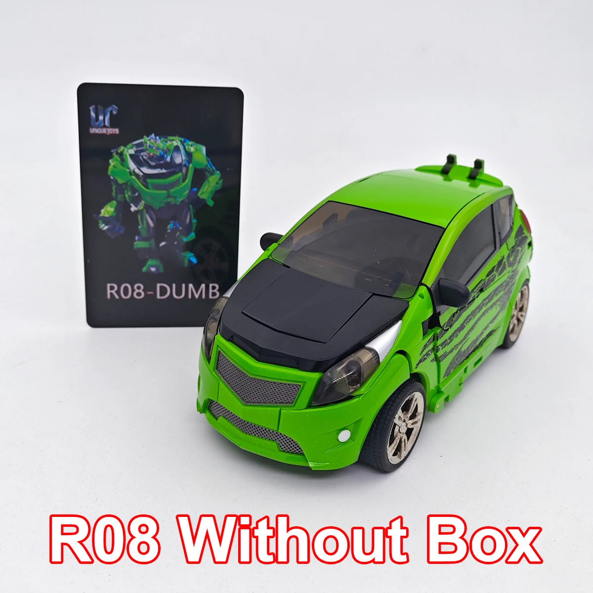 Figurine Transformers Skids et Mudflap — Duo Jumeaux Vert Dumb Unique Toys