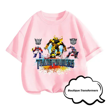 Transformers Children's T-Shirt - "Transformers" Pink