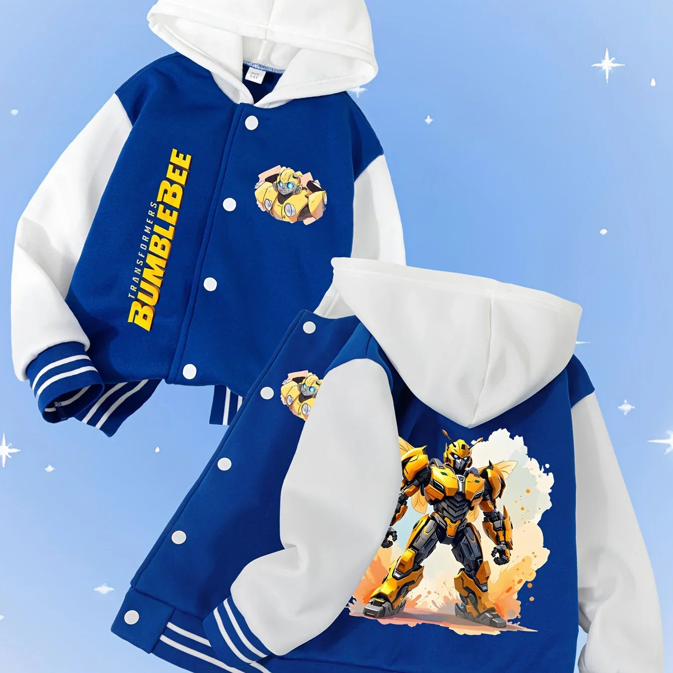 Transformers Bumblebee Jacket - Blue & White