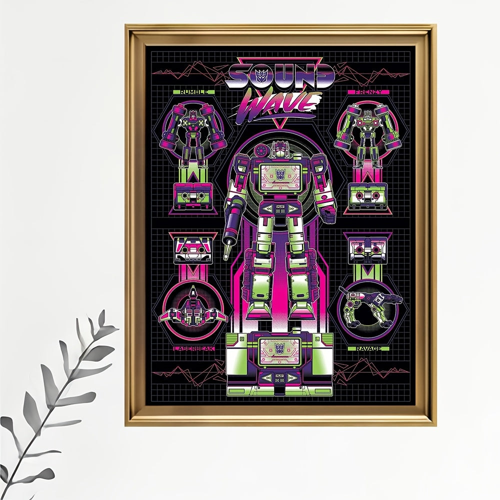 Póster de Transformers - Edición retro de Soundwave