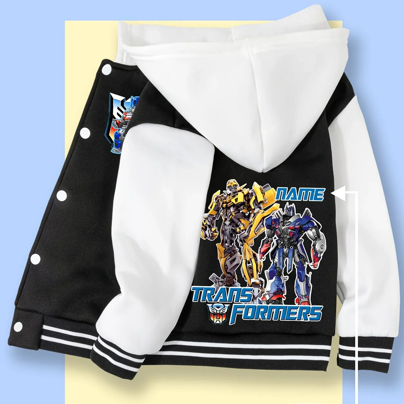 Optimus & Bumblebee Jacket - Black & White