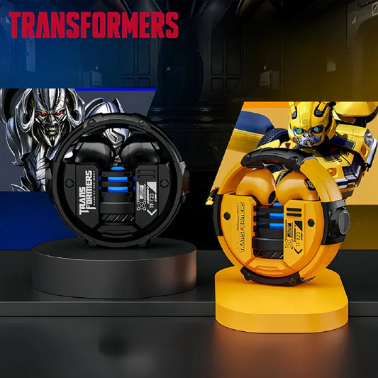 Écouteurs Transformers Format Ovale et enceinte Bluetooth Bumblebee