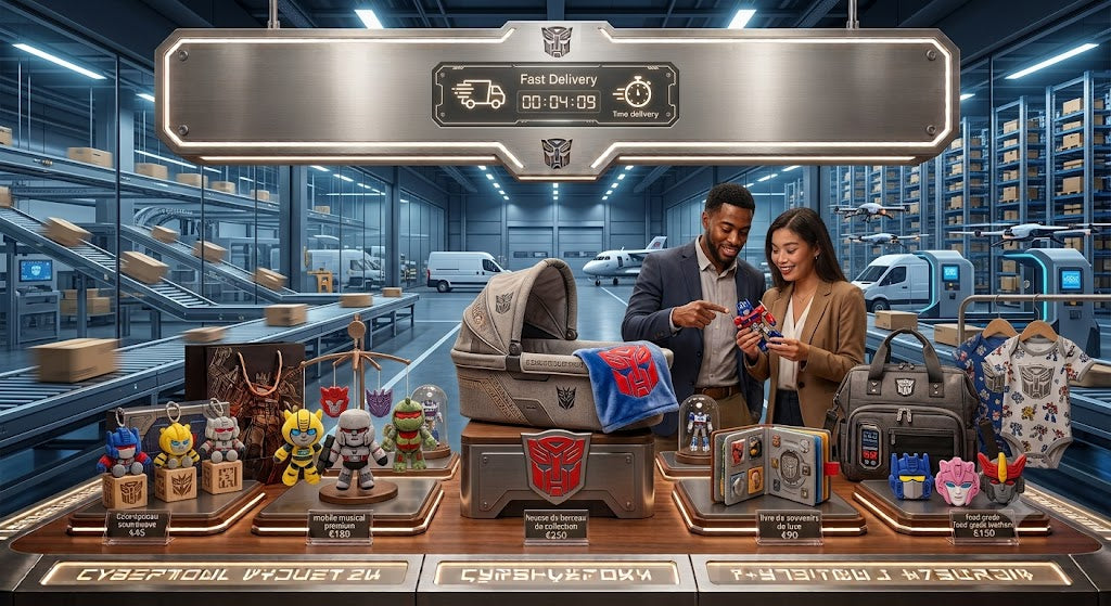 Cadeau Transformers dernière minute : les produits livrés rapidement