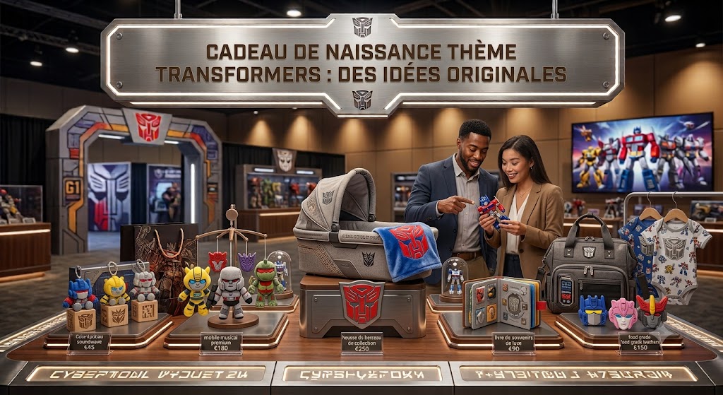 Cadeau de naissance thème Transformers : des idées originales