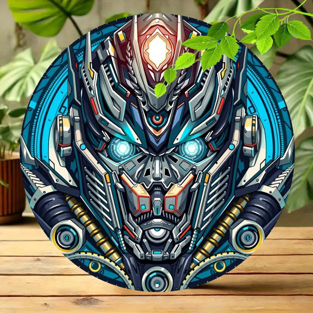Assiette décorative Transformers - Bleu