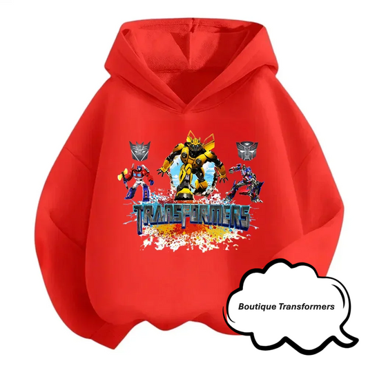 Transformers Red Children's Sweater