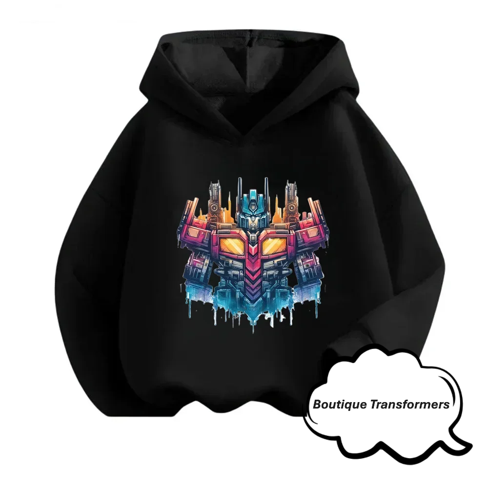 Jersey Infantil Transformers Negro