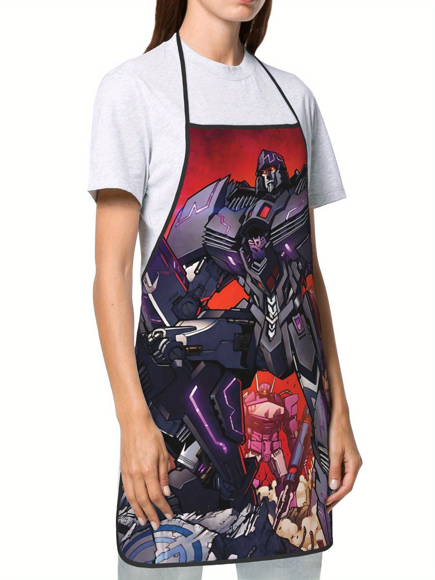 Delantal de Transformers - Morado