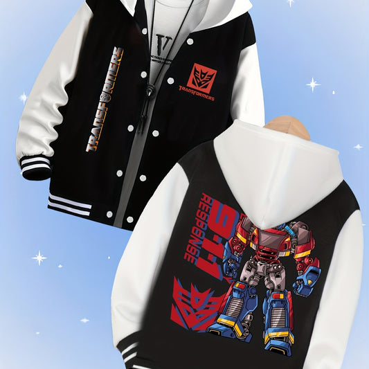 Veste Transformers New Design - Noir & Blanc