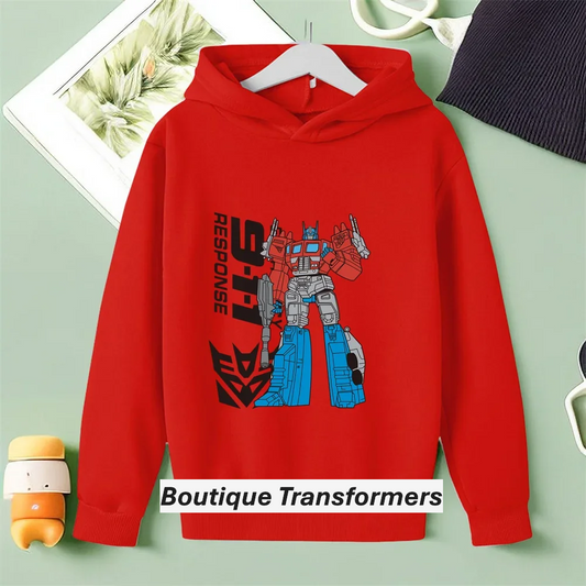 Transformers Red Children's Sweater - Optimus Prime