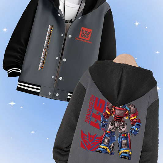 Veste Transformers New Design - Gris foncé
