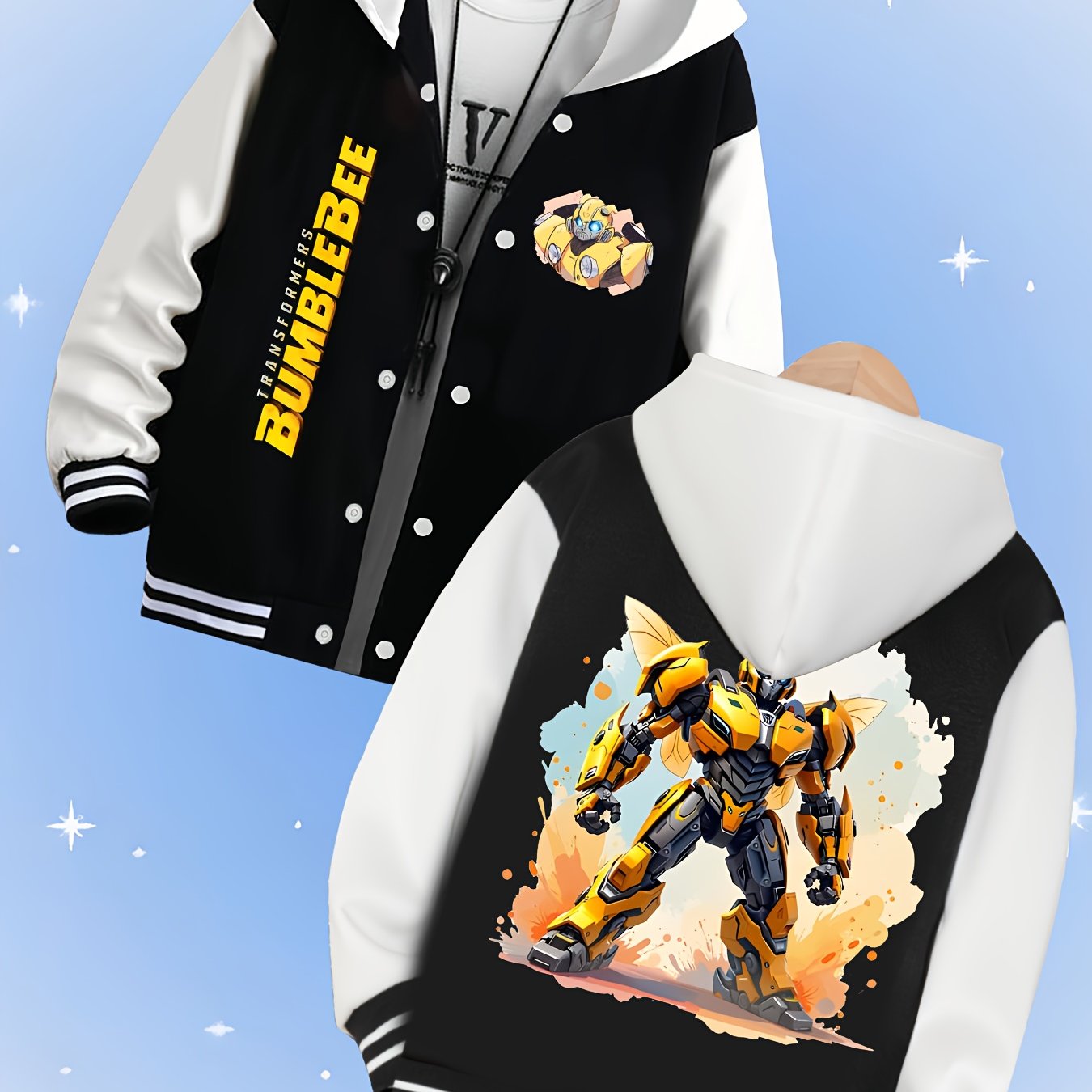 Veste Transformers Bumblebee - Noir & Blanc