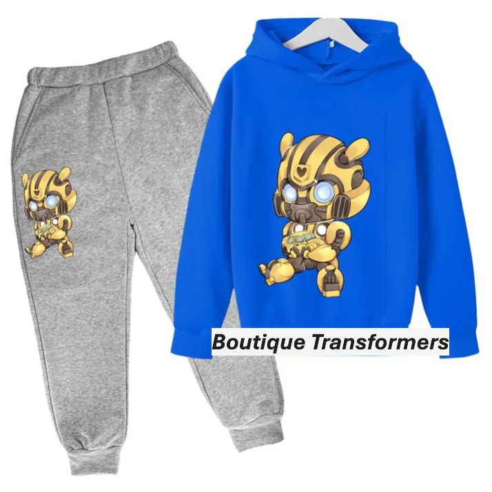 Set infantil Transformers gris/azul - Mini Bumblebee