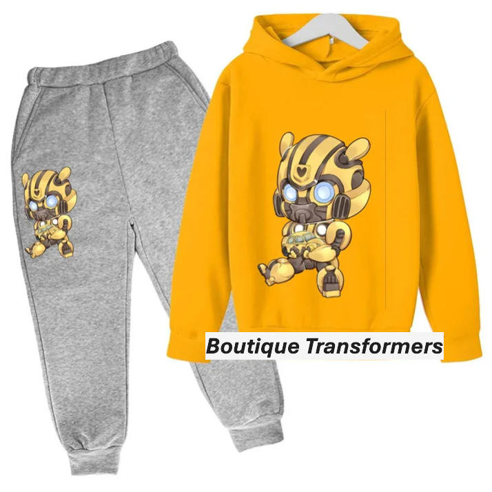 Transformers Kids Set Grey/Yellow - Mini Bumblebee