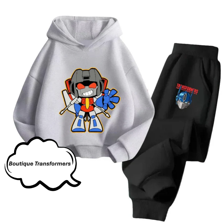 Set Infantil Transformers Gris/Negro - Mini Optimus Prime