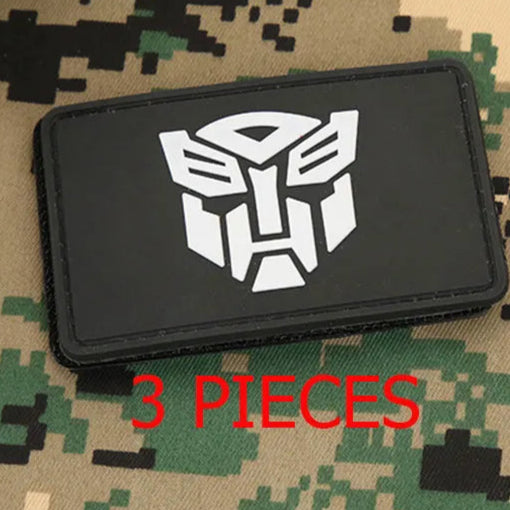 Parche - Insignia de Transformers - 3 piezas rectangulares de Autobots