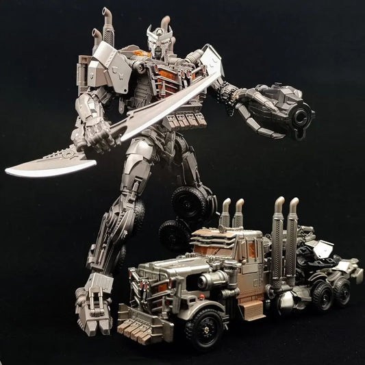 Transformers Scourge Figurines TW1031 Clear Sword — Chrome Combat Truck Mode