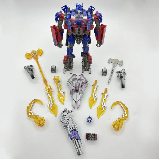 Figurine Transformers Optimus Prime — Réplique TW1022 Set Complet Armes et Masques