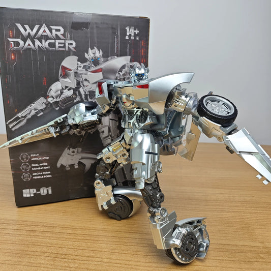 Transformers Sideswipe War Dancer Figure — Red and Silver War Dancer