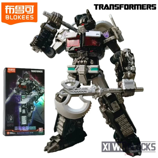Figurine Transformers Nemesis Prime Blokees Beyond — Assemblage Movie 7 Silhouette Noire