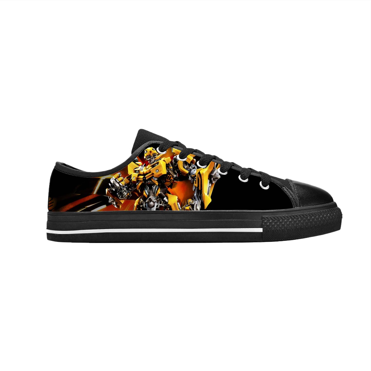 Unisex Adult Low Top Shoes - Bumblebee Style