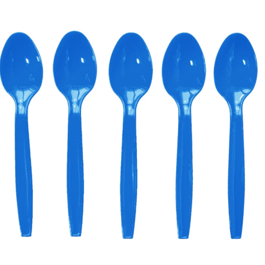 Disposable spoons - Blue