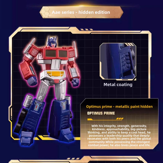 Transformers Optimus Prime Secret Metallic Paint — Alpha Action Elite Chase Figure