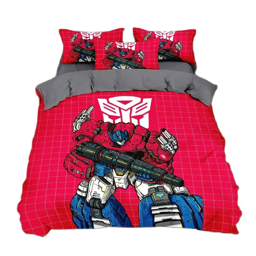 Transformers Collector Duvet Cover - Optimus Prime Red